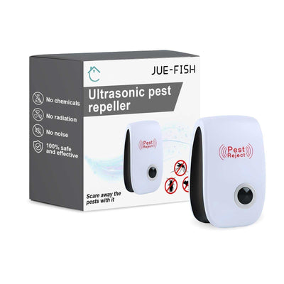 Jueyu ultrasonic home pest repeller plug-in smart nightlight for mosquito, cockroach, and mouse control